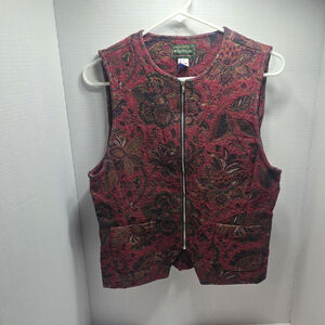 Vintage Willowbend Tapestry Vest Women's Small